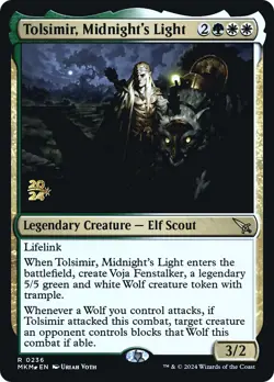 MTG Tolsimir, Midnight's Light [Murders at Karlov Manor Prerelease Prom - Image 1
