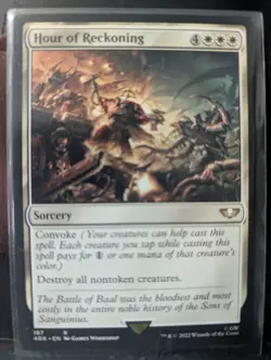 Hour of Reckoning 187 40K MTG SealedinSleeve - Image 1