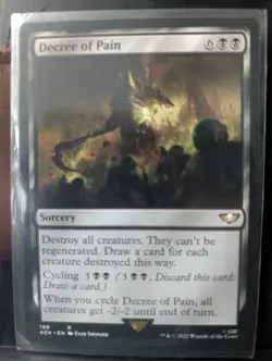 Decree of Pain 198 40K MTG SealedinSleeve - Image 1