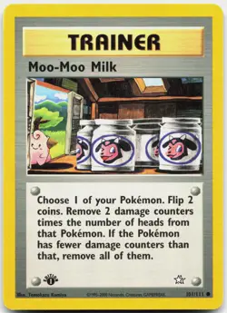 Moo-Moo Milk 101/111 Common Neo Genesis Pokemon 1st Edition Lightly Played - Image 1