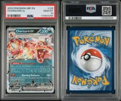 PSA 10 - Charizard EX 125/197 Obsidian Flames OBF Pokemon TCG - Image 3