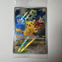 2023 Pokemon SVP EN Black Star Promo #027 Pikachu Sealed Promo - Image 1