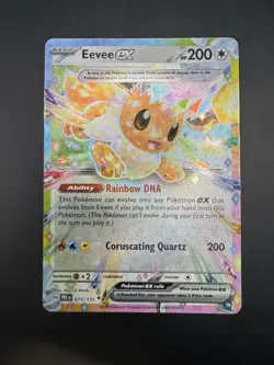 Pokemon Eevee ex 075/131 SV Prismatic Evolutions Holo Double Rare 200 HP - Image 1