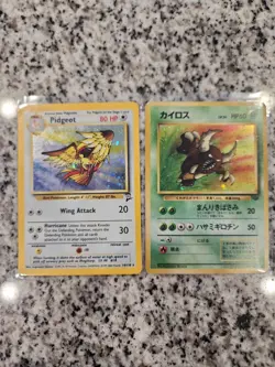 Pidgeot Holo Rare Base Set 2 Pokemon Lightly Played Japanese Pinsir Jungle Holo - Image 1