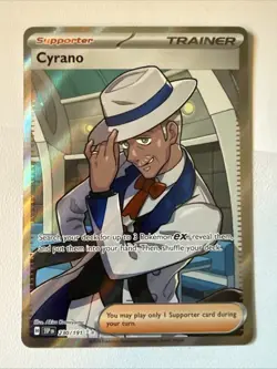 Cyrano 230/191 SV08: Surging Sparks Holofoil Ultra Rare Pokemon TCG - Image 1