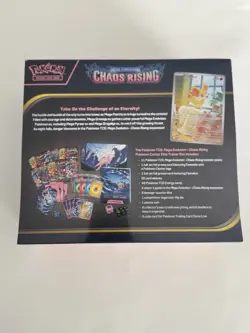 Chaos Rising Pokemon Center ETB Elite Trainer Box IN HAND with protective case - Image 5