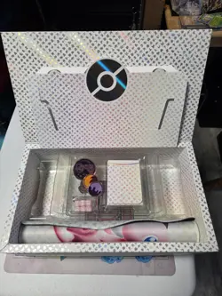 MEW UPC 151 Ultra Premium Collection Box EMPTY BOX includes Coin, Playmat.Dice - Image 4