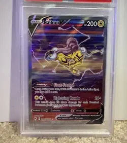 Pokemon Sword & Shield: Crown Zenith Galarian Gallery Raikou V #GG41 PSA 9 MINT - Image 3