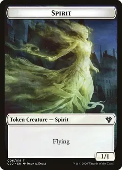 Spirit Token 10x - White - Engle Art - C20 Commander 2020 MTG Magic NM - Image 1
