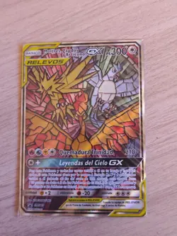 SPANISH Pokemon TCG - Moltres & Zapdos & Articuno GX - SM210 SEALED - Image 1