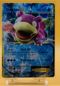Pokemon Slowbro EX Ultra Rare Holo 26/108 XY Evolutions 2016 180 HP - Image 1