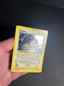 Pokemon TCG Raikou 13/64 Neo Revelation Holo LP - Image 5