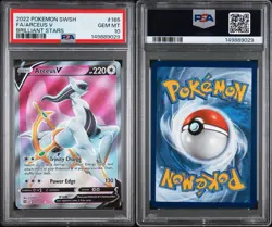 PSA 10 Gem Mint Arceus V #165 Pokemon TCG 2022 SWSH - Image 3