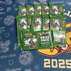 Play! Pokemon Prize Pack Series 8 Booster Packs, Lot Of 10 - Factory Sealed New - Image 1