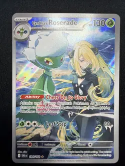 Pokemon TCG Cynthia's Roserade Destined Rivals 184/182 NM Condition - Image 1