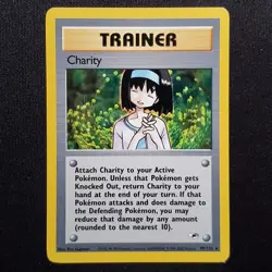 Charity 99/132 Unlimited Rare Gym Heroes Pokemon Lightly Played - Image 1