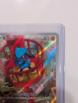 Pokemon TCG Riolu #10 Me: Mega Evolution Promo Holo (Second Listing) - Image 4