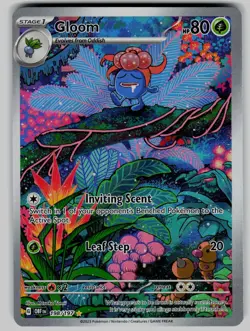 Gloom 198/197 Illustration Rare Obsidian Flames Pokemon Near Mint - Image 1