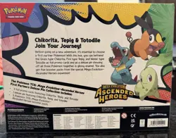 Pokemon TCG Ascended Heroes First Partner Deluxe Pin Collection Box Sealed New - Image 2
