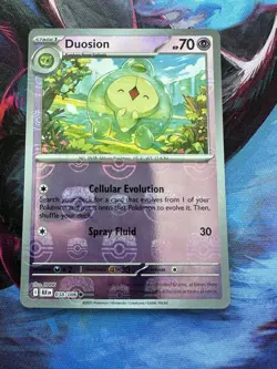 Duosion MASTERBALL 038/086 Reverse Holo: Pokemon TCG Black Bolt Near Mint NM - Image 1