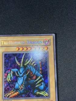 2002 YU-GI-OH! LOB EYES WHITE DRAGON EN 1ST ED #LOB-000 TRI-HORNED GLOSSY - Image 3