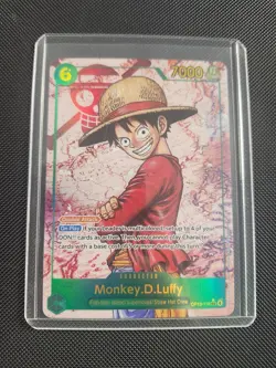 Monkey D Luffy OP13-118 SEC Alt AA One Piece Reprint NM* see description* - Image 1