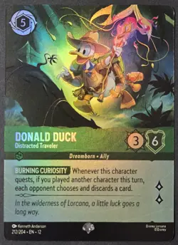 Disney Lorcana: Wilds Unknown - Donald Duck (212/204) Epic Foil - Image 1