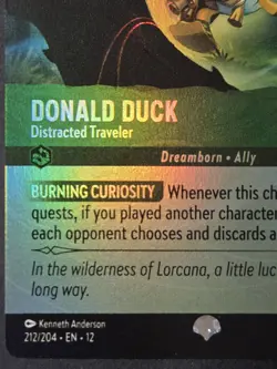 Disney Lorcana: Wilds Unknown - Donald Duck (212/204) Epic Foil - Image 5