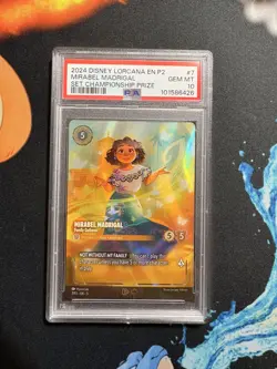 2024 DISNEY LORCANA EN P2-PROMO #7 MIRABEL MADRIGAL - FAMILY GATHERER PSA 10 - Image 1