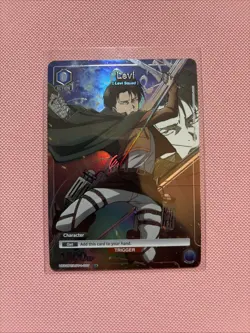 Union Arena TCG Levi AOT-1-007 Attack on Titan Super 1* Star Common! - Image 1