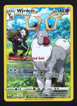 Wyrdeer TG06/TG30 Astral Radiance Ultra Rare Pokemon TCG - Image 1