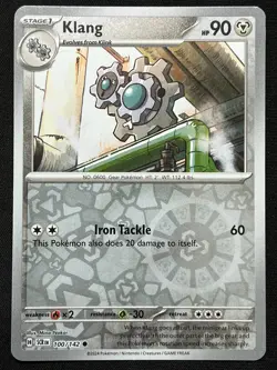 Klang 100/142 Pokemon Stellar Crown Reverse Holo - Image 1