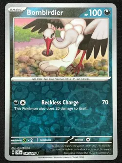 Bombirdier 097/142 Pokemon Stellar Crown Reverse Holo - Image 1
