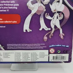 Pokemon Breakthrough Blister 3 Pack With Mega Mewtwo Pin XY Sealed New 2015 - Image 5