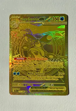 Pokemon TCG - ME: Chaos Rising - Mega Greninja Ex 122/086 - SIR - NM - Image 1
