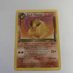 Dark Flareon Team Rocket First 1st Edition 35/82 Pokemon - Image 1
