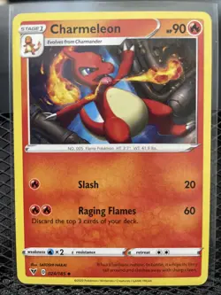 CHARMELEON 024/185 UNCOMMON VIVID VOLTAGE POKEMON NM - Image 1