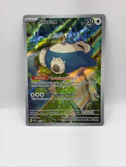 Pokemon 151 Snorlax SVP 051 Black Star ETB Promo Full Art Holo - Image 1