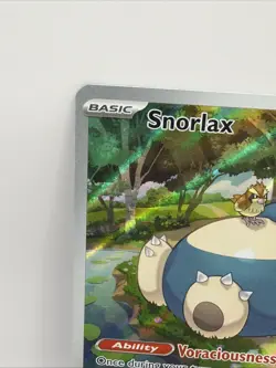 Pokemon 151 Snorlax SVP 051 Black Star ETB Promo Full Art Holo - Image 2