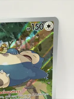 Pokemon 151 Snorlax SVP 051 Black Star ETB Promo Full Art Holo - Image 3