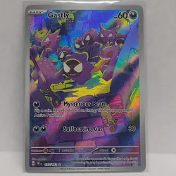The Pokemon Company Gastly 177/162 SV05: Temporal Forces Illustration Rare Holo - Image 1