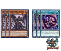 Yugioh! 3x Darklord Dance Gulgolet Deck BPRO Common 1st Ed NM - Image 1