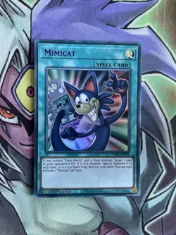 Mimicat (Blue) - DLCS-EN078 - Ultra Rare - 1st Edition Yugioh - Image 1