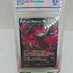 Galarian Moltres V 097/198 - CC&G Mint 9.0 -2021 Chilling Reign - Pokemon TCG - Image 1