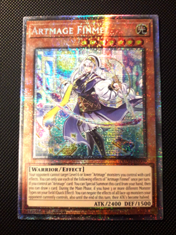Yu-Gi-Oh! Artmage Finmel, DUAD-EN009, Starlight Rare, 1. Edition, Englisch, EX - Image 1