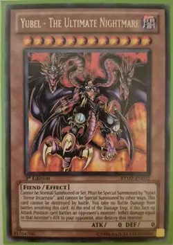 YuGiOh Yubel - The Ultimate Nightmare Rare 1st Edition RYMP-EN072 - Image 1