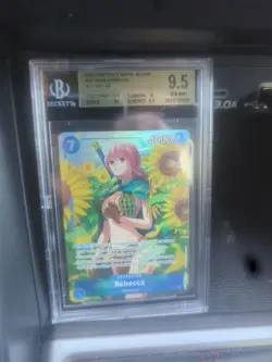 One Piece TCG Rebecca OP10-058 Super Rare Royal Blood BGS 9.5 - Image 1