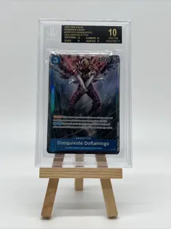 BGS 10 BLACK LABEL One Piece Romance Dawn Donquixote Doflamingo Alt Art EN POP15 - Image 1