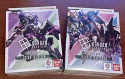 Gundam Card Game ENG Starter Decks ST07 Celestial Drive + ST08 Flash of Radiance - Image 1