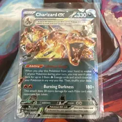 Pokemon TCG Charizard EX Obsidian Flames Ultra Rare Card - Image 1